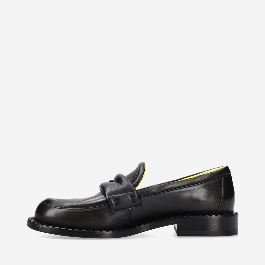 Premiata Mocassini Deb M6667B in nappa Black Friday Prezzi