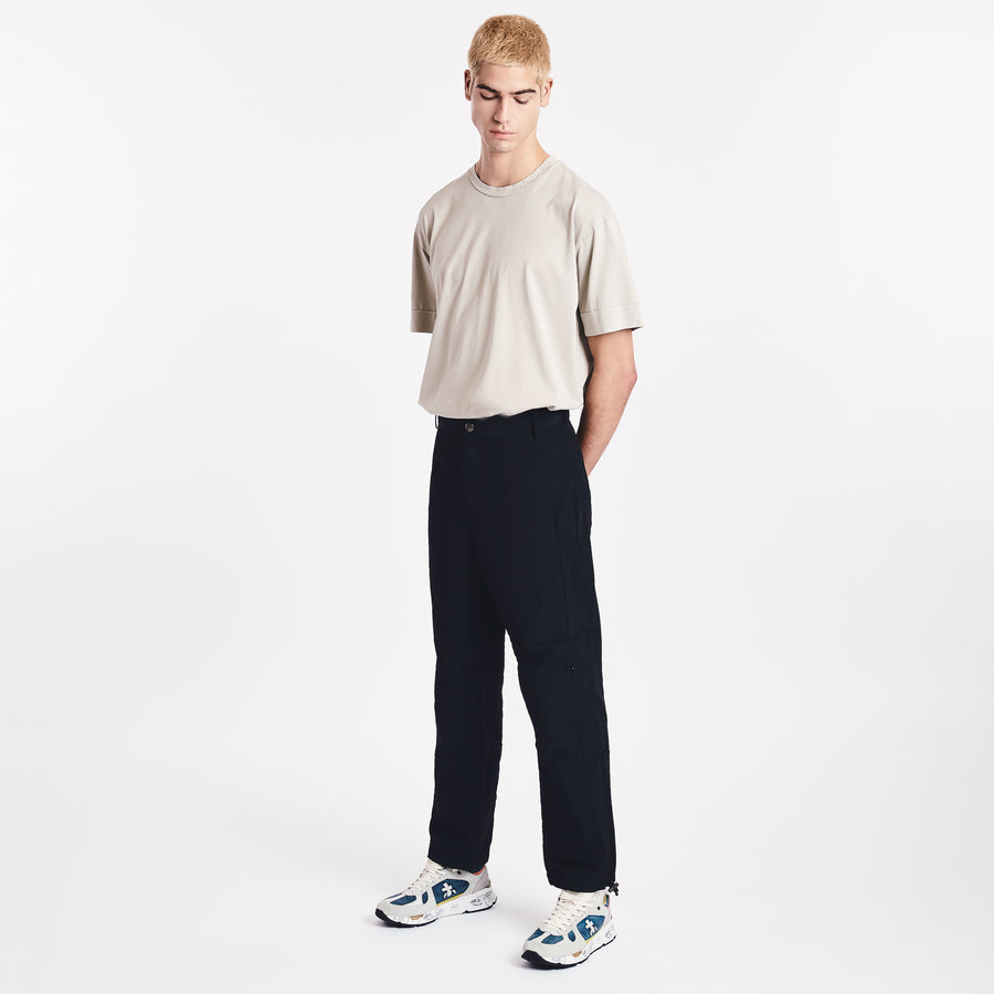 Premiata T-shirt con ricamo PR363705 Soddisfazione Garantita