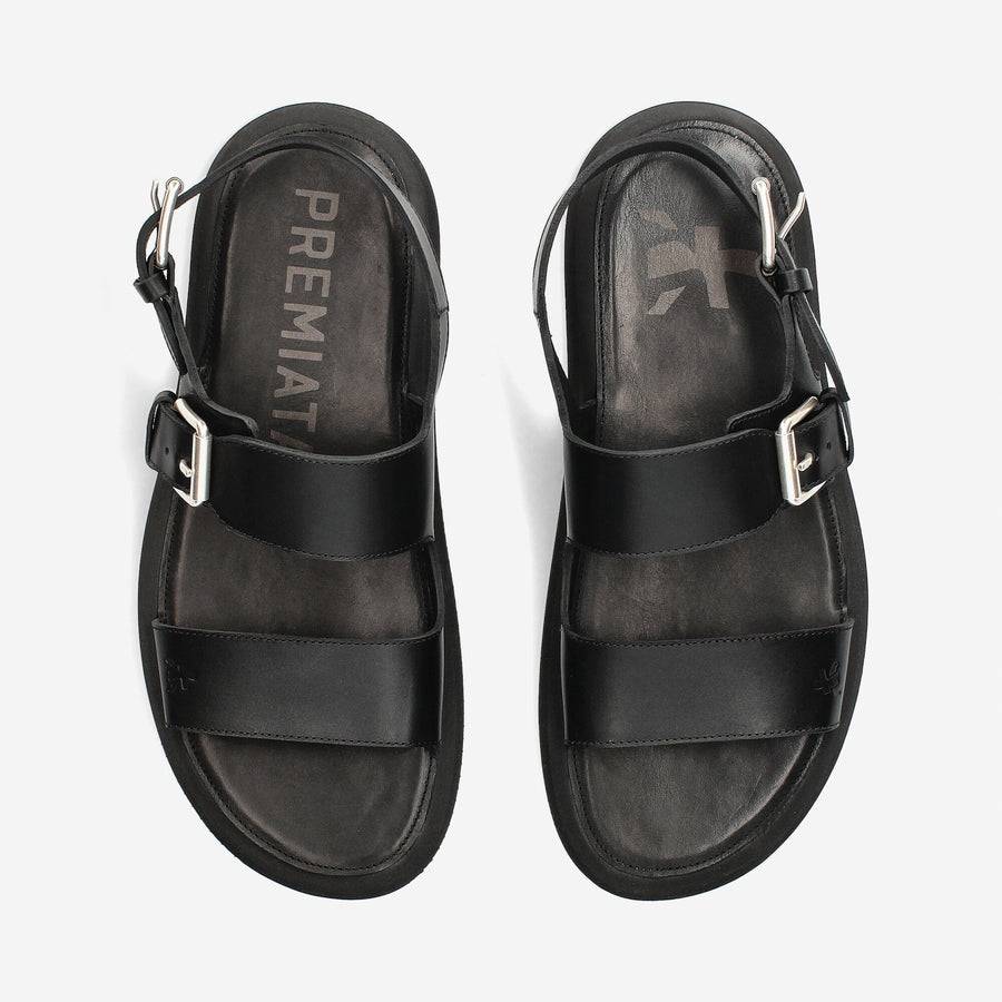 Premiata Sandali in Vitello Bottalato Prezzo Ridotto
