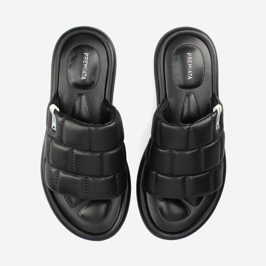 Premiata Sandali soft M6730B con platform imbottita Ritorno libero