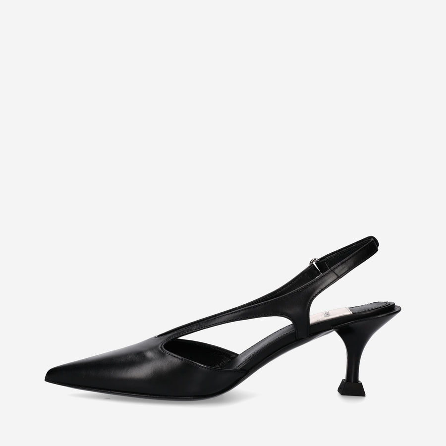 Premiata Décolleté slingback M6425A in vitello Sostegno trimestrale