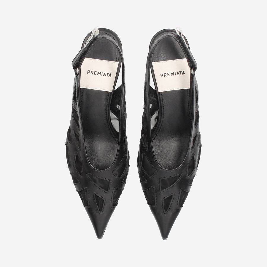 Premiata Slingback M6453A in nappa Qualità