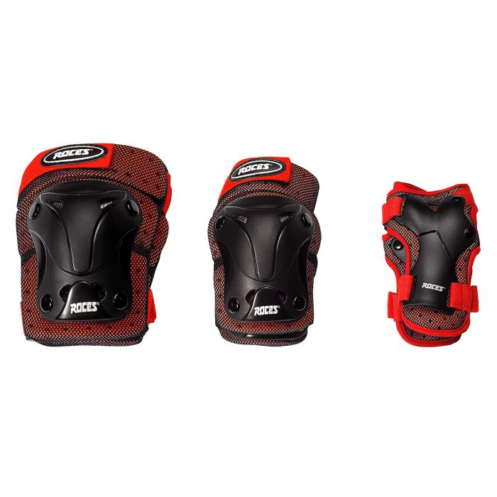 Roces JR VENTILATED 3-PACK red/black Prezzo Ridotto