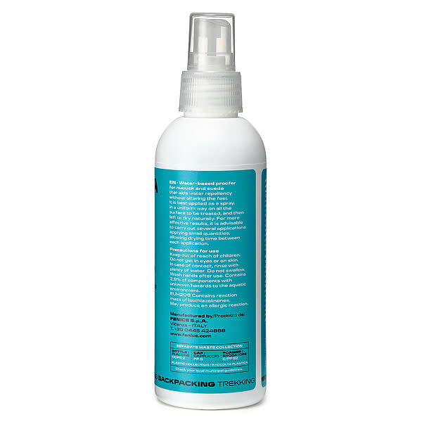 Scarpa WATER-BASED WATERPROOFER AND REVIVER Water-based proofer for nubuck and suede Ultimo giorno