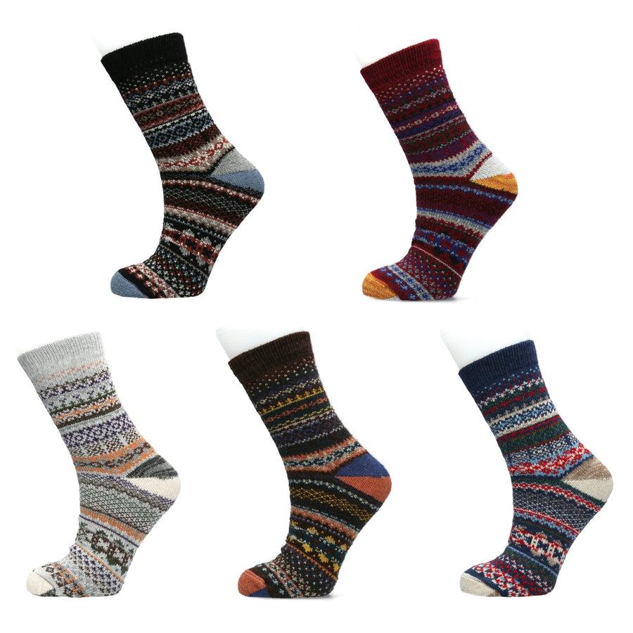 Scarpe Vita Chaussettes épaisses en lot de 5 paires Stars Trasporto libero internazionale