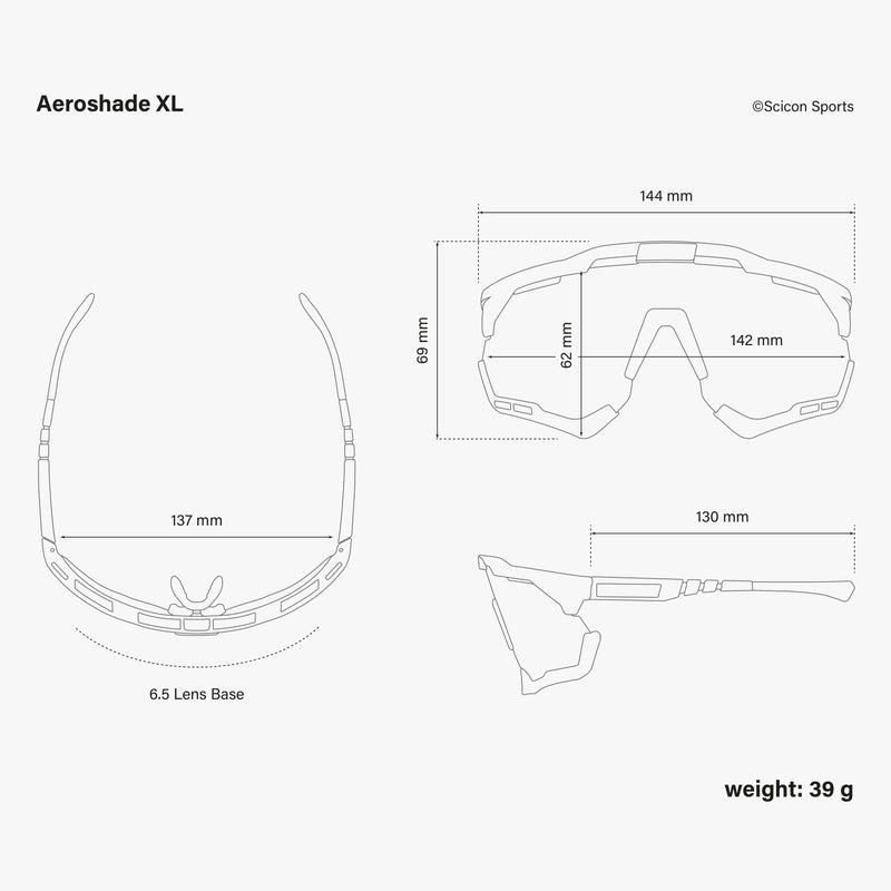 Scicon Aeroshade XL Occhiali Ciclismo Giallo Fluo/Blu Economico
