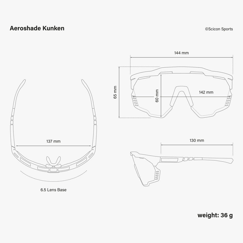 Scicon Aeroshade Kunken Occhiali Ciclismo Giallo Fluo/Blu Online