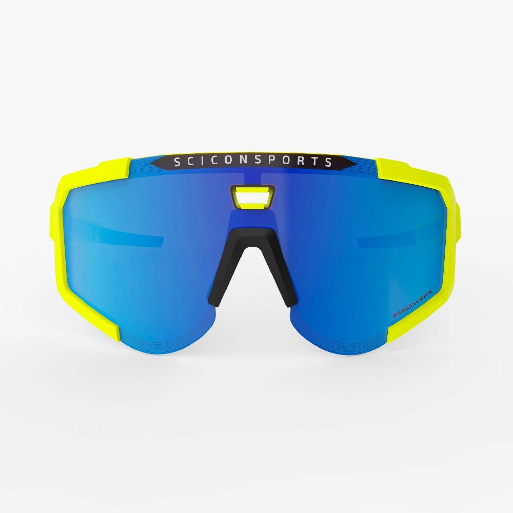 Scicon Occhiali Sportivi Aeroscope Giallo Fluo/Blu Hotsell