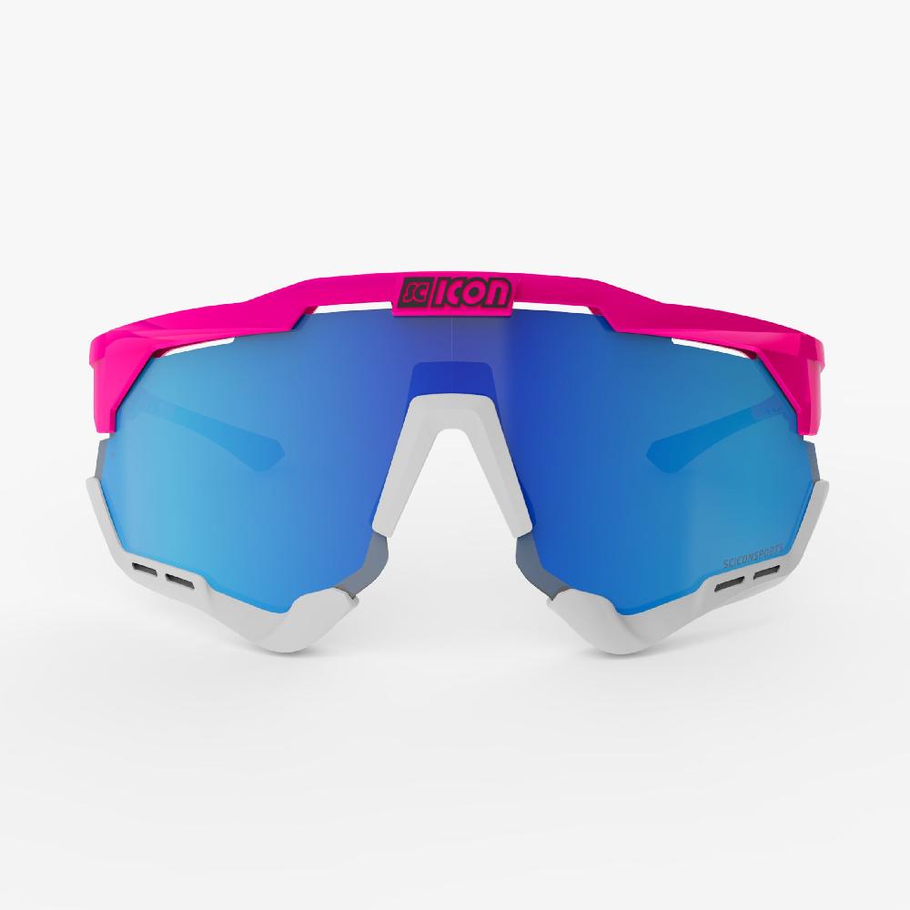 Scicon Aeroshade XL Occhiali Ciclismo Rosa Fluo/Blu I Più Venduti