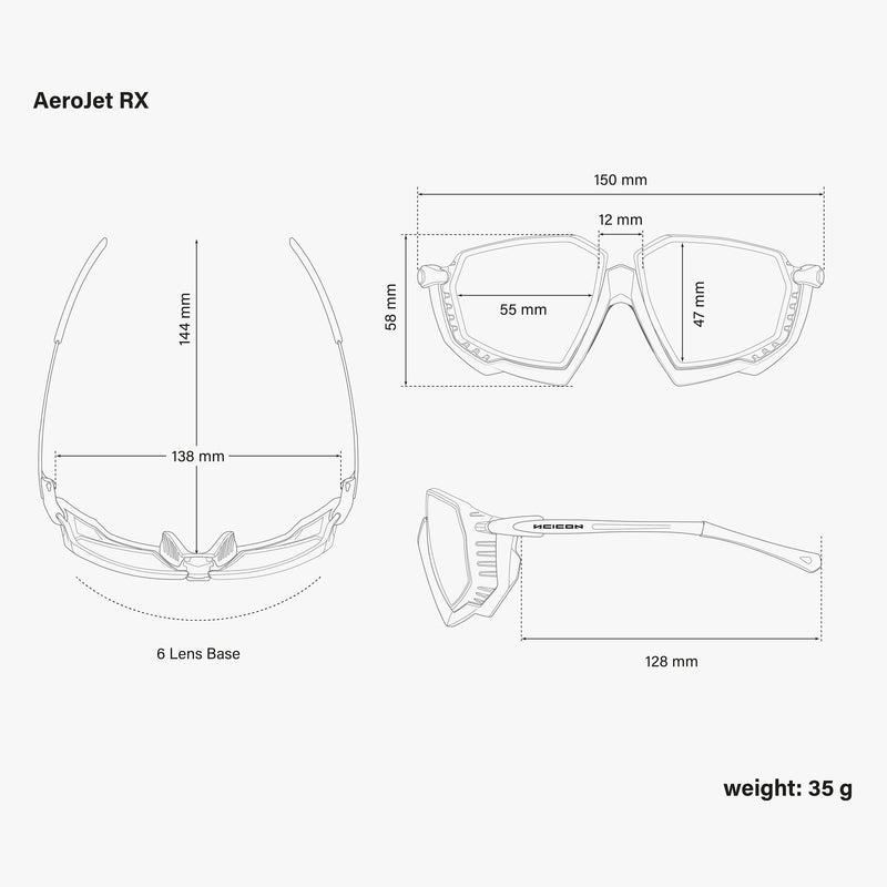 Scicon Aerojet Occhiale da vista per Ciclismo Nero Hotsell
