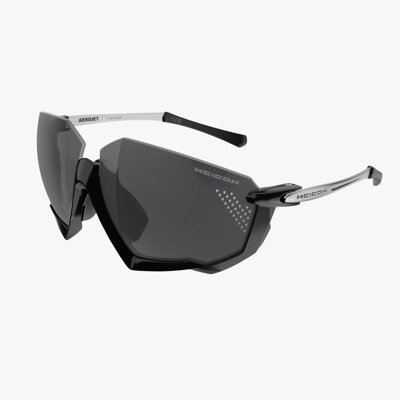 Scicon Aerojet Occhiali Ciclismo Nero/Argento Vendita Calda