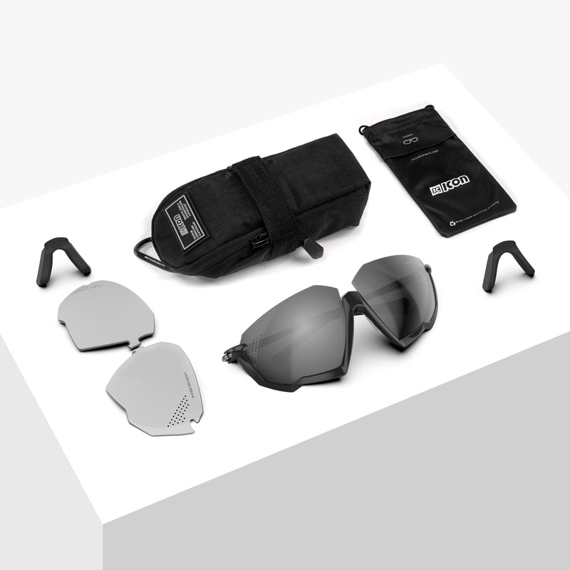 Scicon Aerojet Occhiali Ciclismo Nero/Argento Vendita Calda