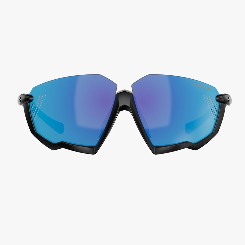 Scicon Aerojet Occhiali Ciclismo Nero/Blu Saldi Di Fabbrica