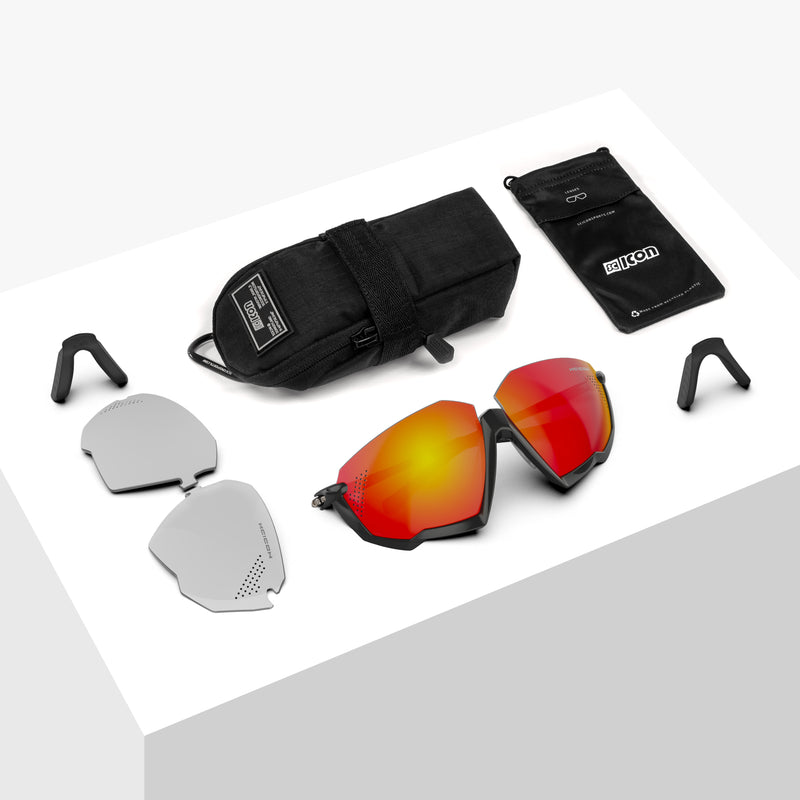 Scicon Aerojet Occhiali Ciclismo Nero/Rosso I Più Venduti
