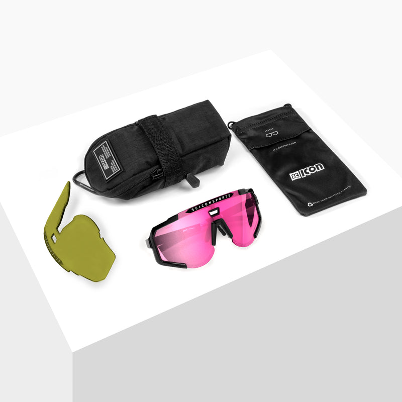 Scicon Occhiali Sportivi Aeroscope Antracite/Rosa 2025
