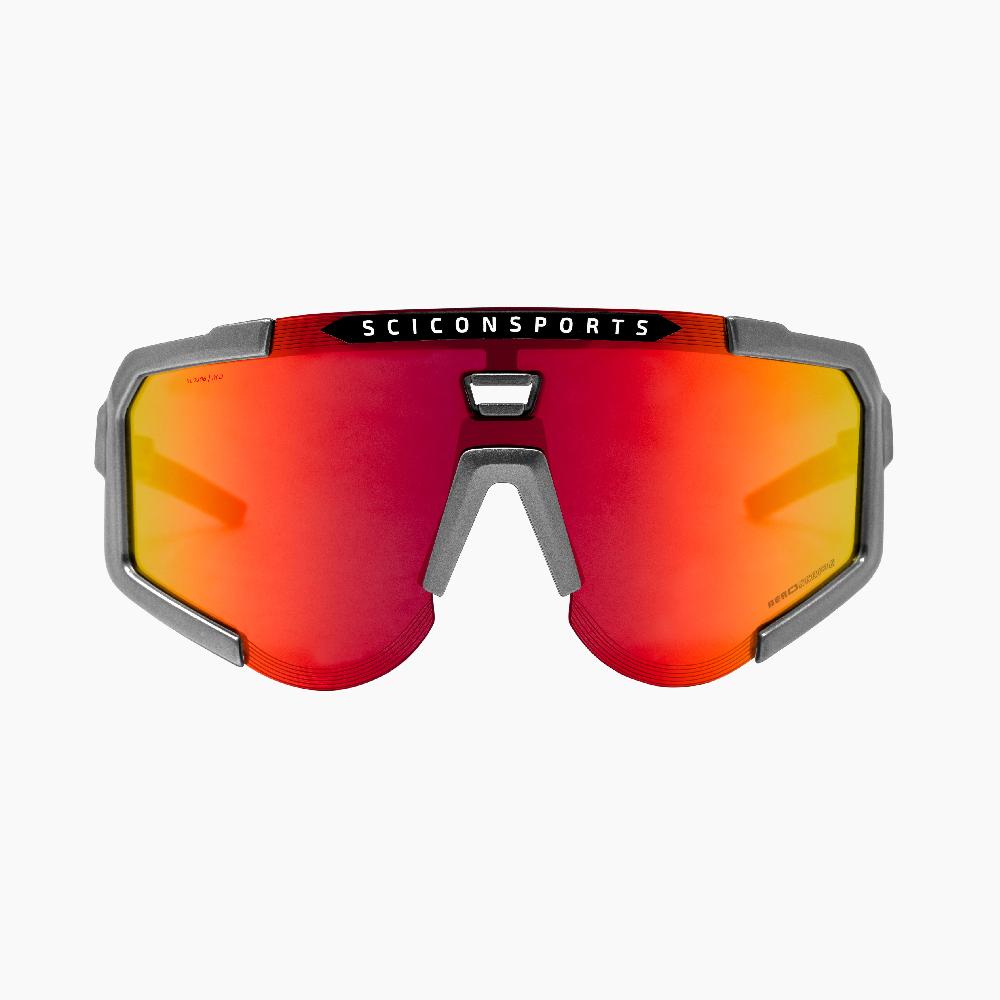 Scicon Occhiali Sportivi Aeroscope Antracite/Rosso 2025