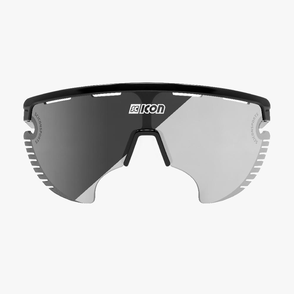 Scicon Occhiali Sportivi Aerowing Lamon Neri/Lente Argento Offerte