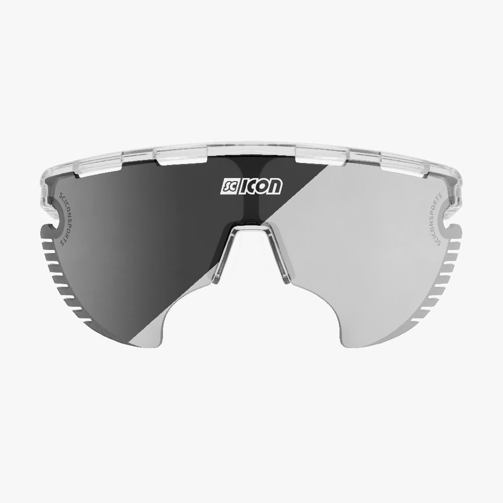 Scicon Occhiali Sportivi Aerowing Lamon Cristallo/Lente Argento Vendita Calda