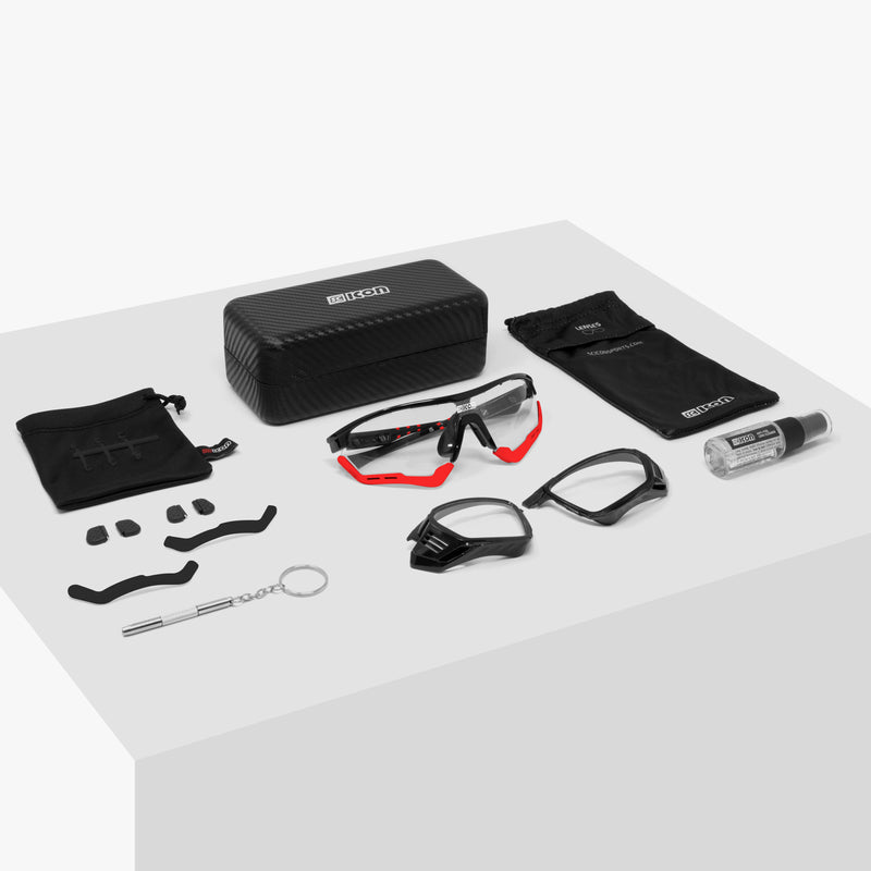 Scicon Aerotech SCN-XT Fotocromatico Nero/Rosso Soddisfazione Garantita