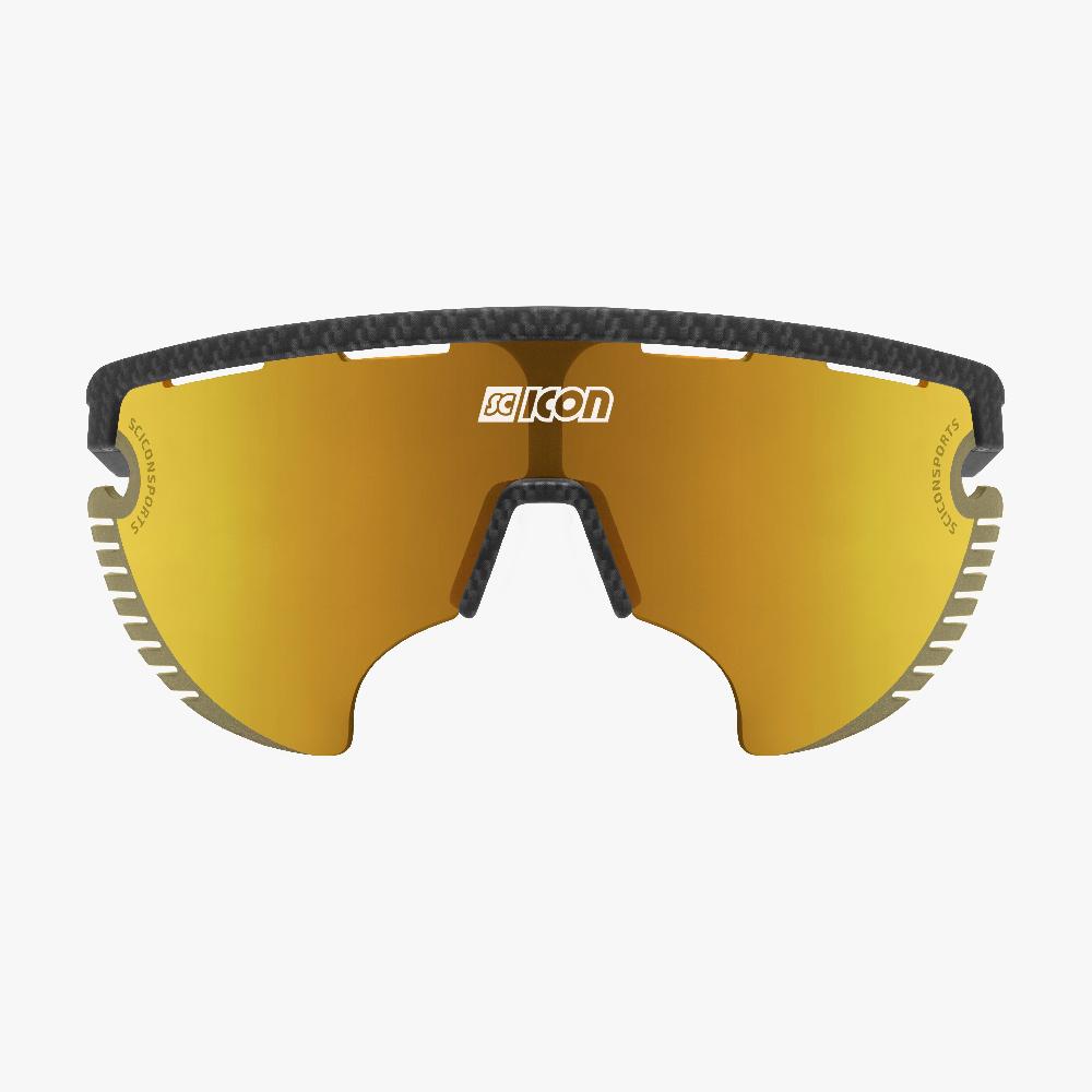 Scicon Occhiali Sportivi Aerowing Lamon Carbon/Lente Bronzo Specchiata Qualità Garantita