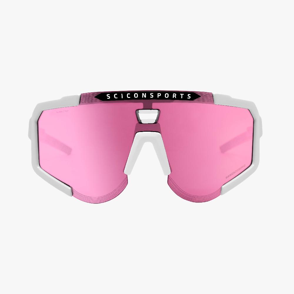 Scicon Occhiali Sportivi Aeroscope Bianco/Rosa Soddisfazione Garantita