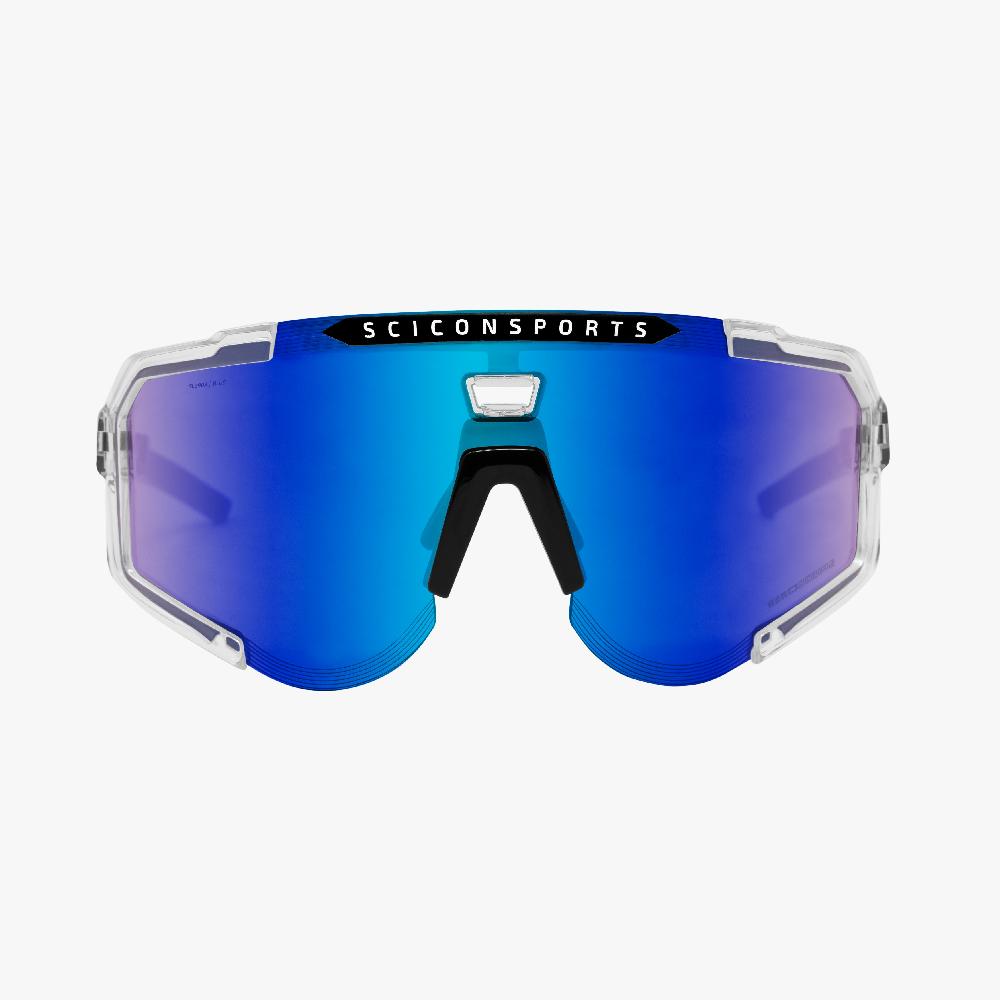 Scicon Occhiali Sportivi Aeroscope Cristallo/Blu Promozione Limitata
