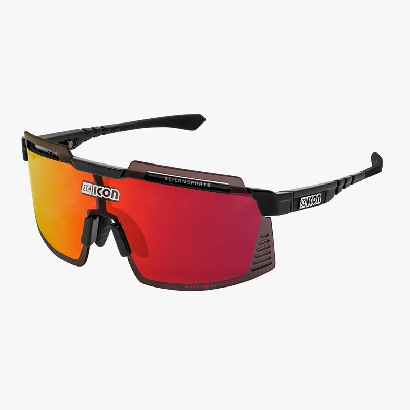 Scicon Occhiali Sportivi Aerowatt Foza Nero/Rosso In Saldo
