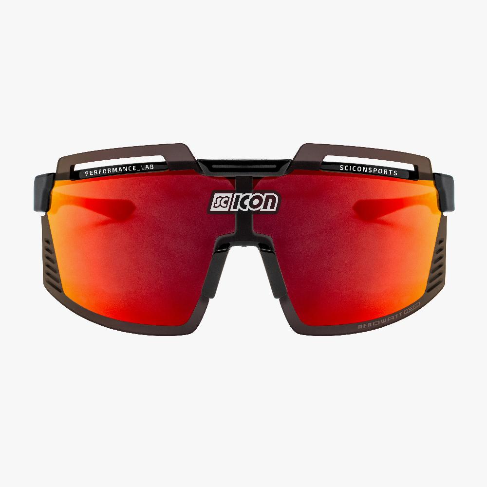 Scicon Occhiali Sportivi Aerowatt Foza Nero/Rosso In Saldo