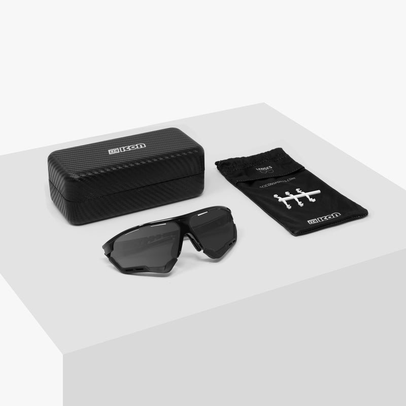 Scicon Aerocomfort SCN-PP XL Occhiali Sportivi Nero/Argento Nuova