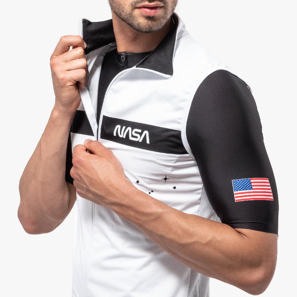Scicon Gilet Antivento Space Agency21 Bianco Offerta settimanale
