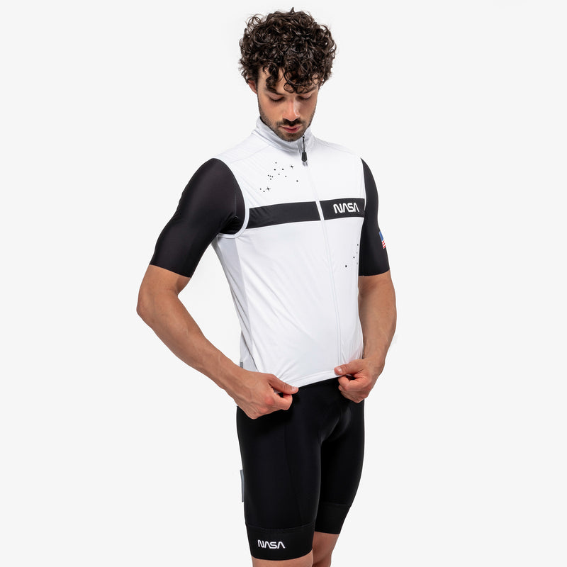 Scicon Gilet Antivento Space Agency21 Bianco Offerta settimanale