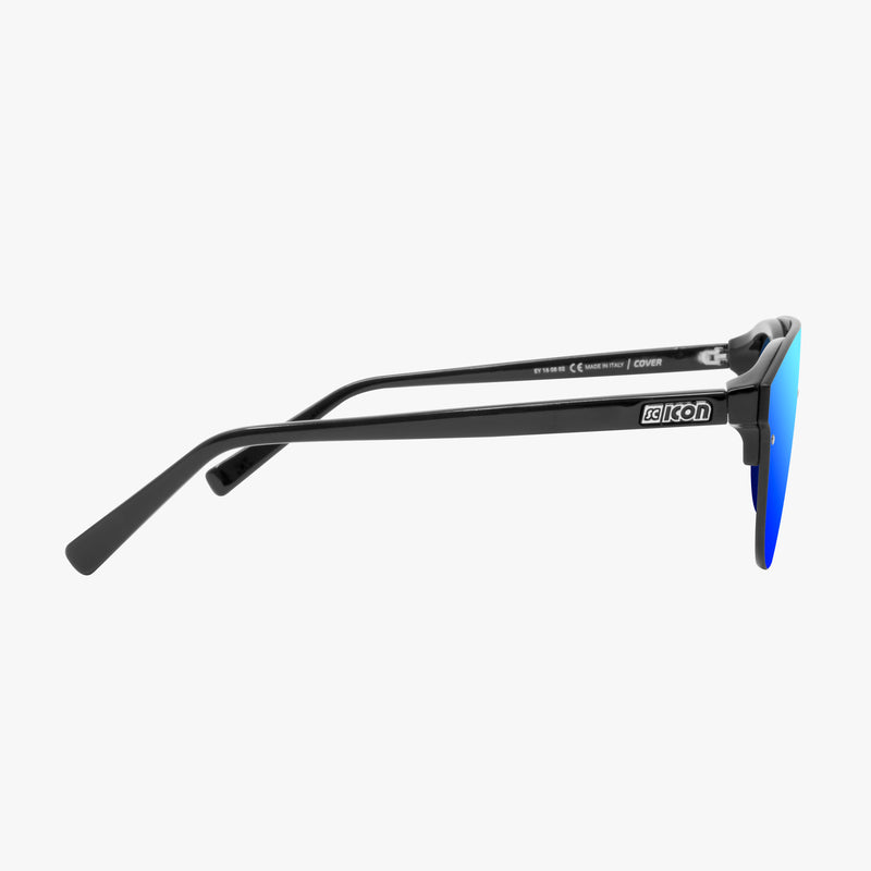 Scicon Occhiali da sole Cover Montatura Nera Lenti Blu Only for today