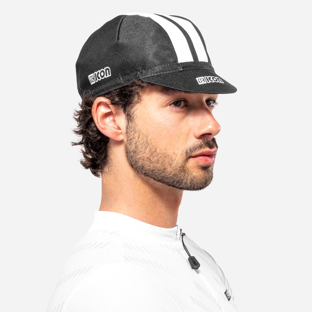 Scicon Cappellino Ciclismo Scicon Sports Nero Limitato a 3 giorni