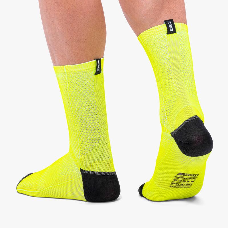 Scicon Calzini Performance Scicon 209 Giallo Fluorescente Sconti questo mese