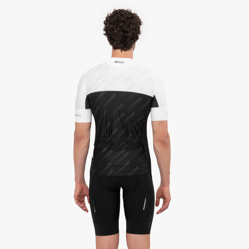 Scicon Maglia Ciclismo X-Over Reflex Nera/Bianca Pezzi Unici