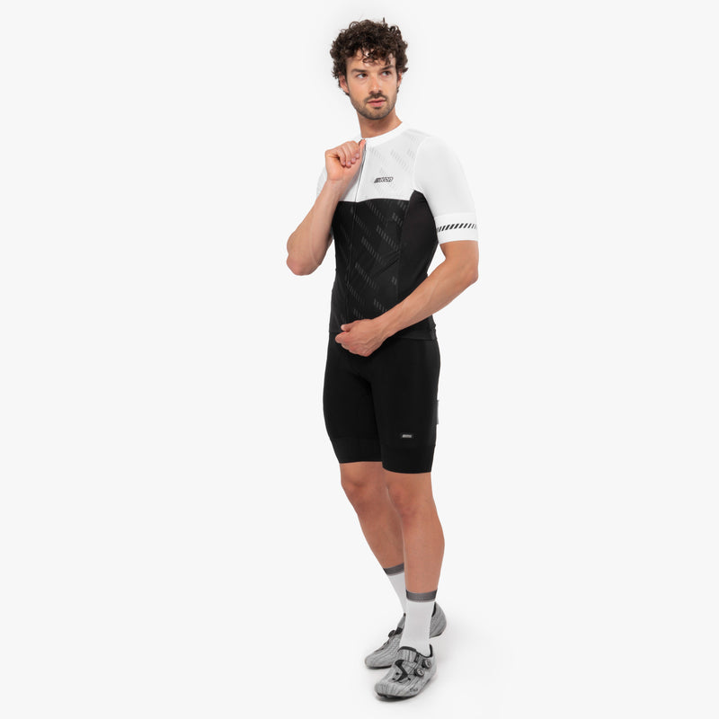 Scicon Maglia Ciclismo X-Over Reflex Nera/Bianca Pezzi Unici