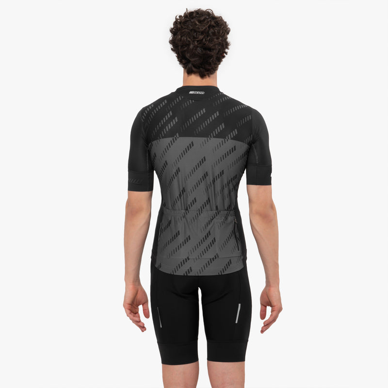 Scicon Maglia Ciclismo X-Over Reflex Nera/Antracite Convenienza