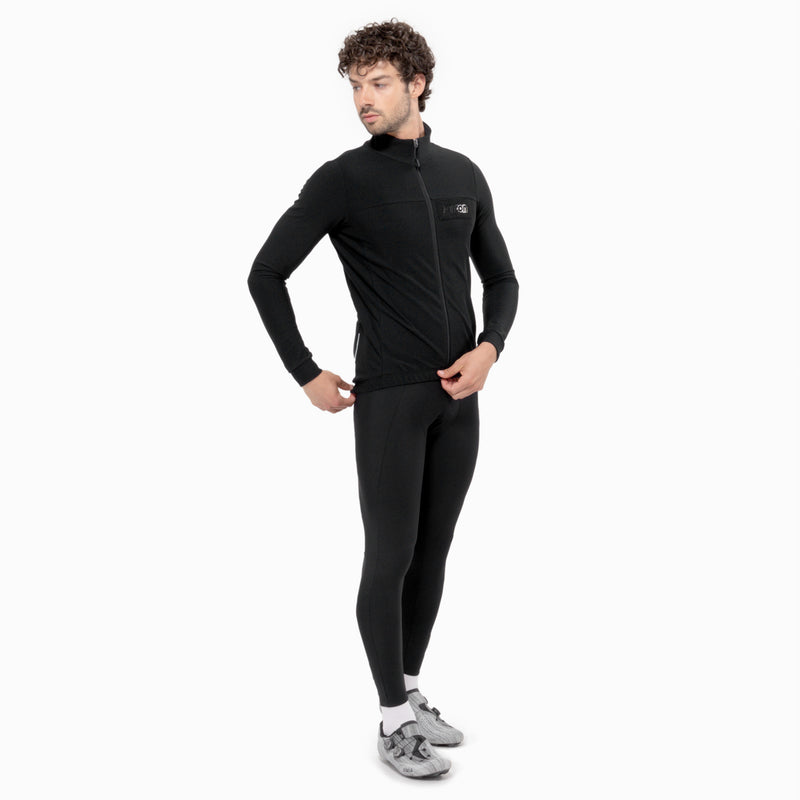 Scicon Maglia Autunnale Maniche Lunghe Nera Offerta
