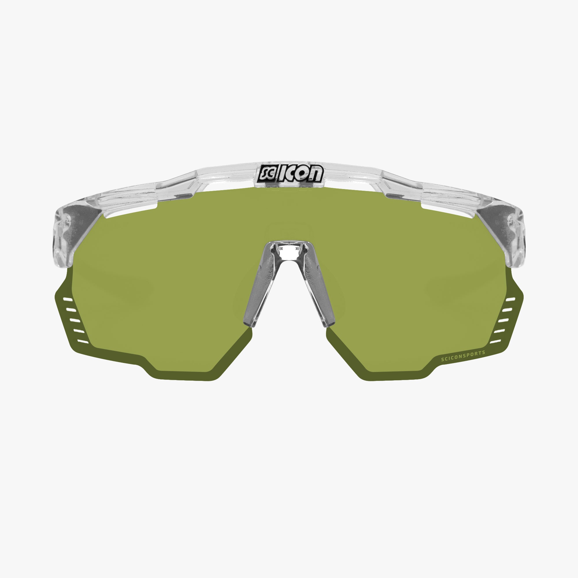 Scicon Occhiali Sportivi Aeroshade Kunken Cristallo/Verde Vendita calda