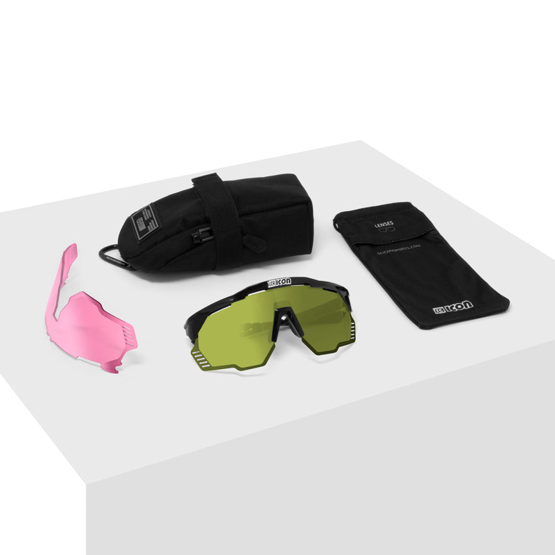 Scicon Occhiali Sportivi Aeroshade Kunken Cristallo/Verde Vendita calda
