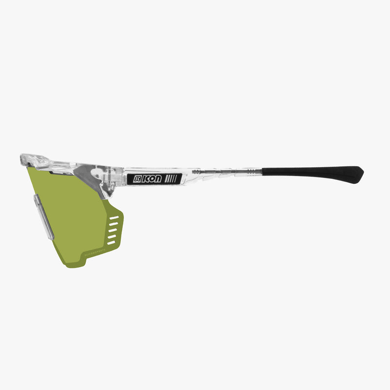 Scicon Occhiali Sportivi Aeroshade Kunken Cristallo/Verde Vendita calda