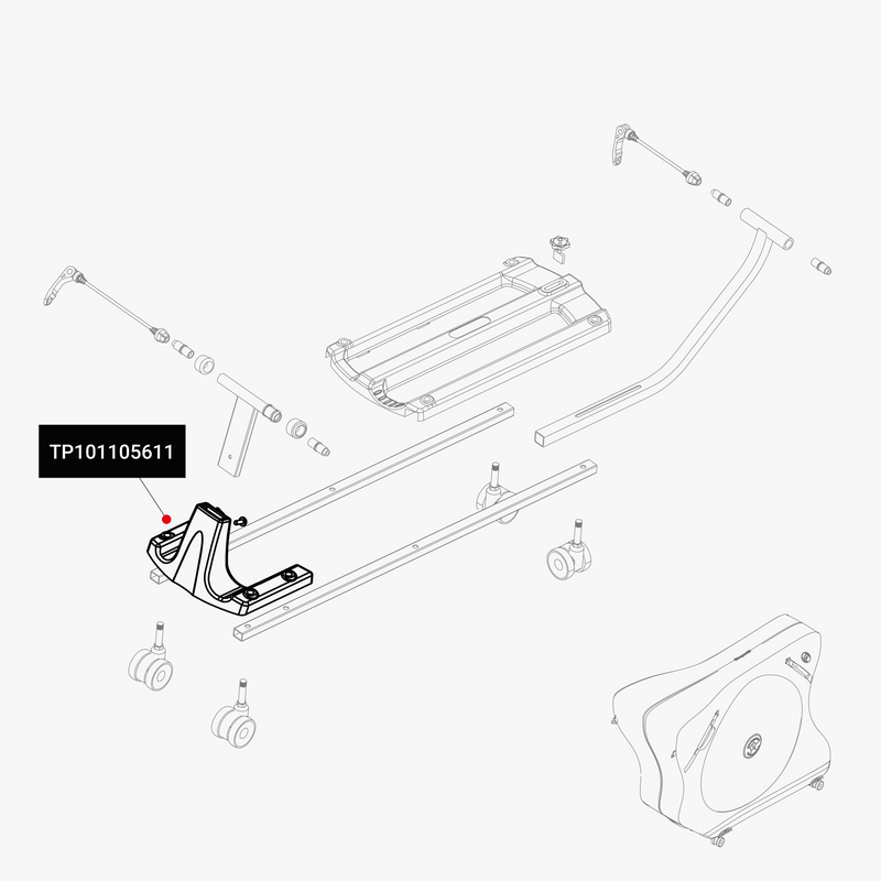 Scicon Base posteriore borsa porta bici Aerocomfort 3.0 Liquidazione