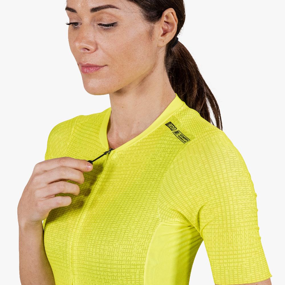 Scicon Maglia Ciclismo Donna 9.5- X-Over Gialla Discount Store per i nuovi prodotti