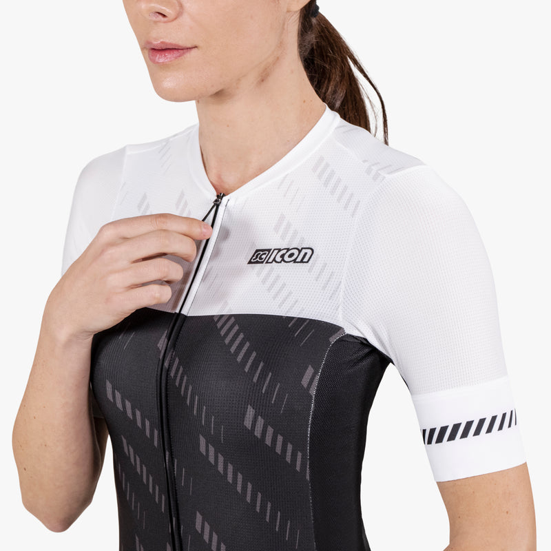 Scicon Maglia Ciclismo Donna X-Over Reflex Nera Solo un giorno rimasto