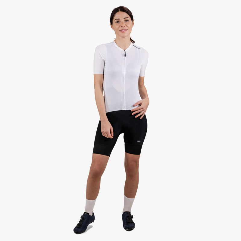 Scicon Maglia Ciclismo Donna 9.5- X-Over Bianca Limitato a 3 giorni