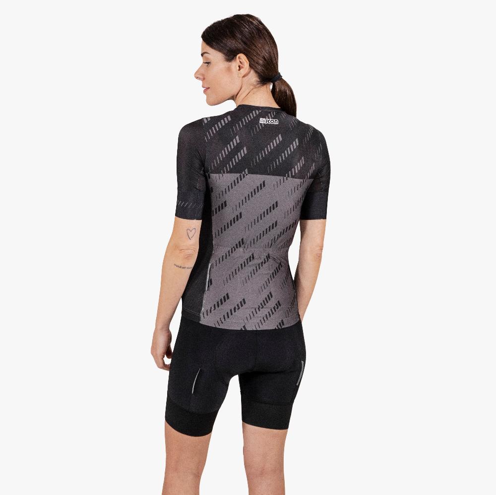 Scicon Maglia Ciclismo Donna X-Over Reflex Nera Black Friday Prezzi