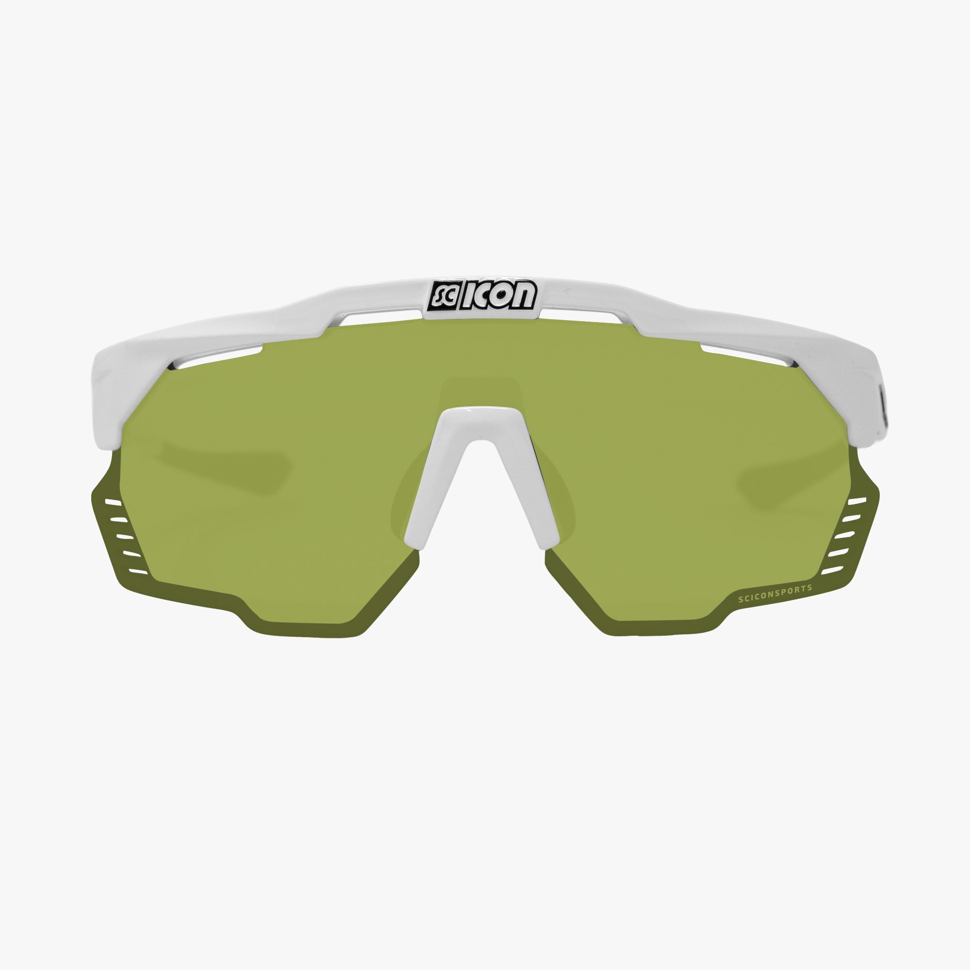Scicon Occhiali Sportivi Aeroshade Kunken Bianco/Verde In vendita