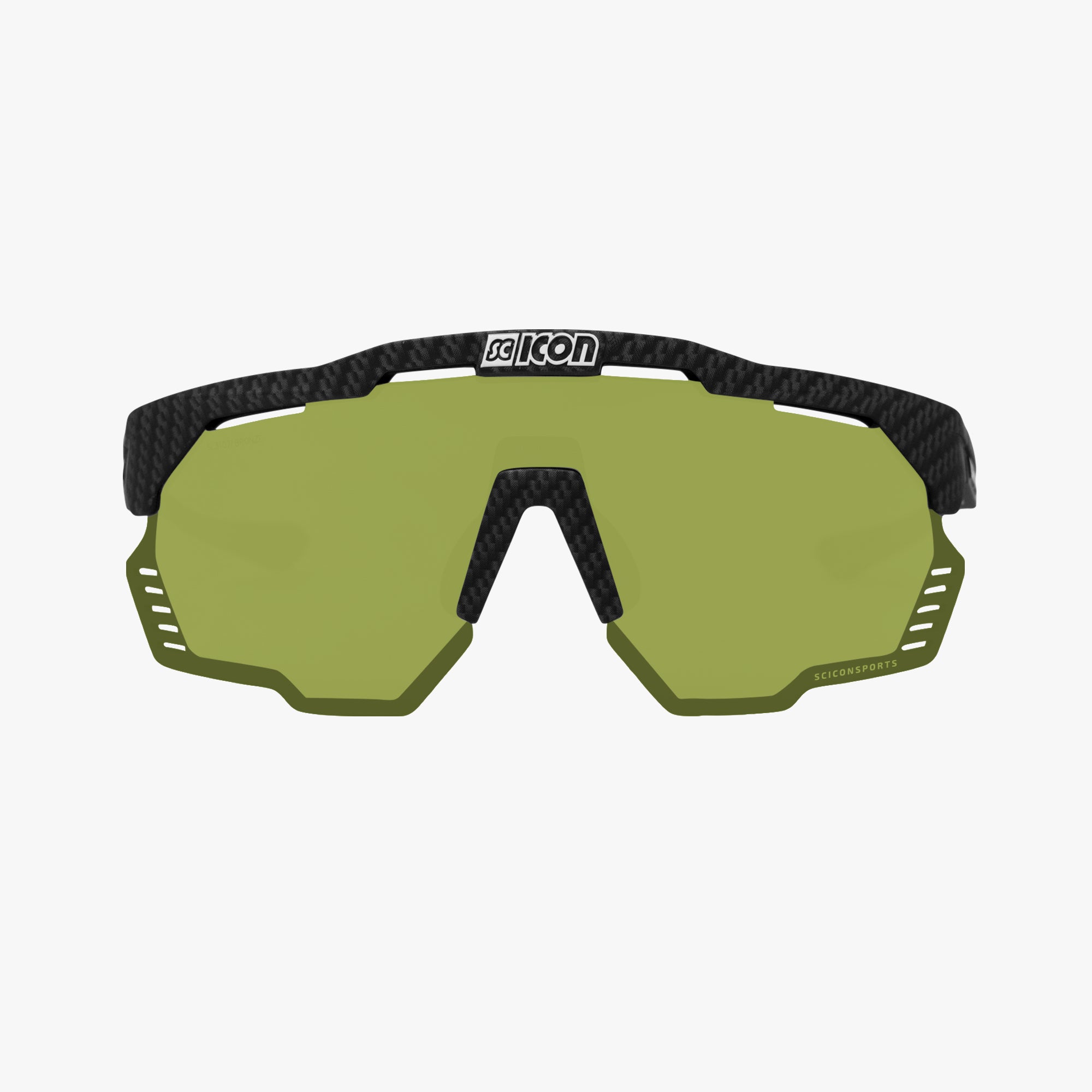 Scicon Occhiali Sportivi Aeroshade Kunken Carbon Opaco/Verde 50% di sconto per tempo limitato