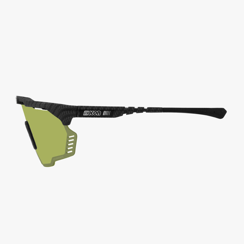 Scicon Occhiali Sportivi Aeroshade Kunken Carbon Opaco/Verde 50% di sconto per tempo limitato