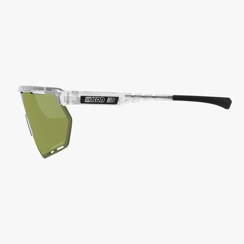 Scicon Occhiali Sportivi Aerowing Cristallo/Verde Italy